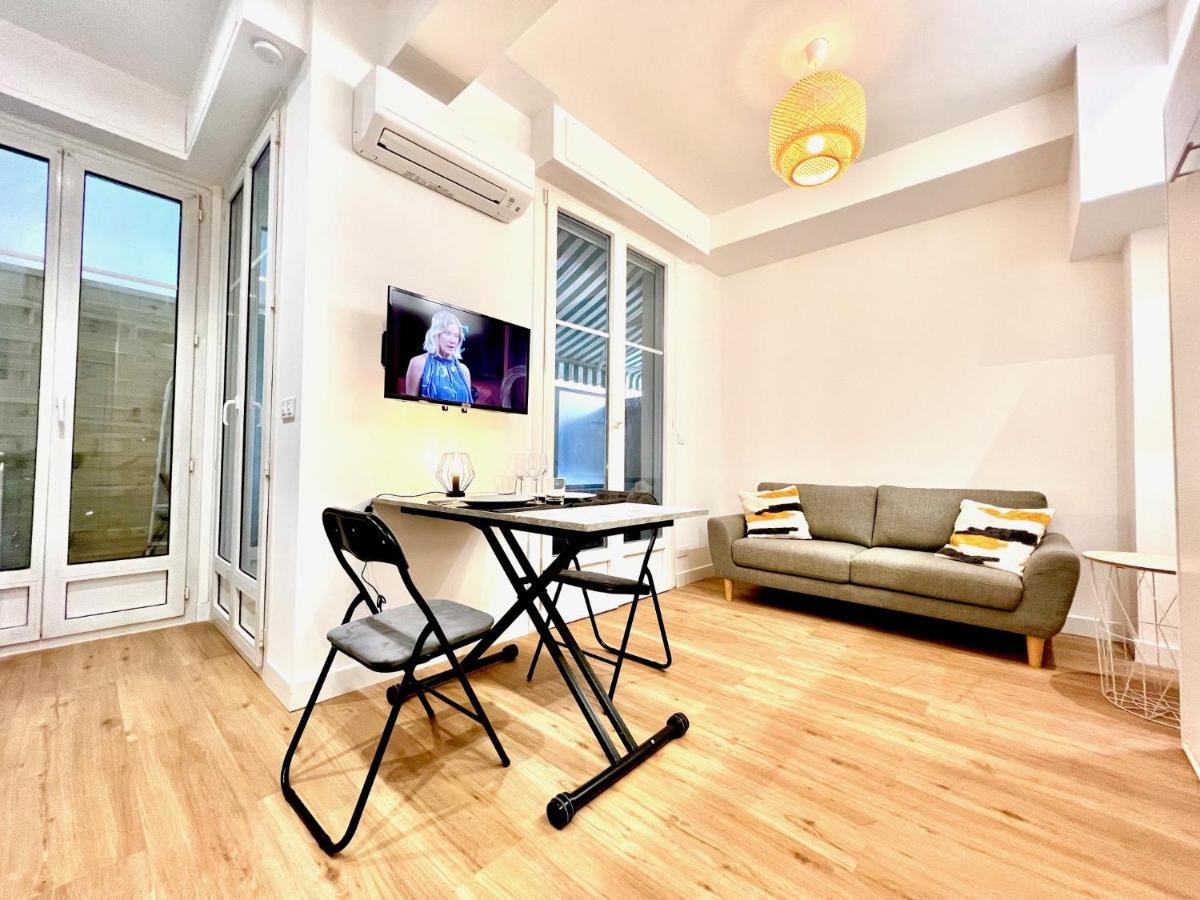 Aparthotel Riviera Superbe Studio Terrasse 100M Promenade Des Anglais Carre D'Or Terrasse Meyerbeer นีซ ภายนอก รูปภาพ