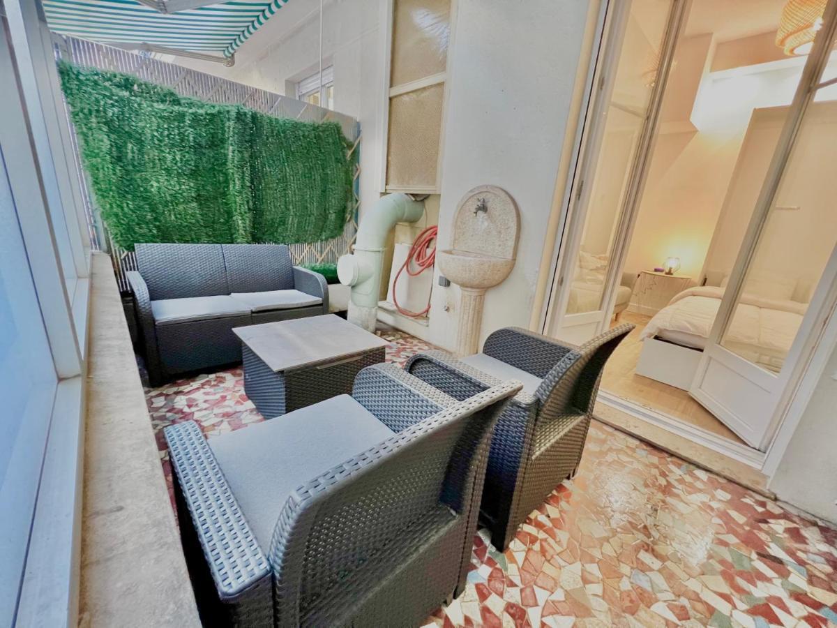 Aparthotel Riviera Superbe Studio Terrasse 100M Promenade Des Anglais Carre D'Or Terrasse Meyerbeer นีซ ภายนอก รูปภาพ